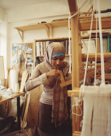 Rezia Walid, textile artist